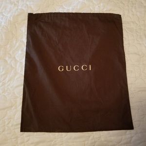 Gucci shoe dust bag